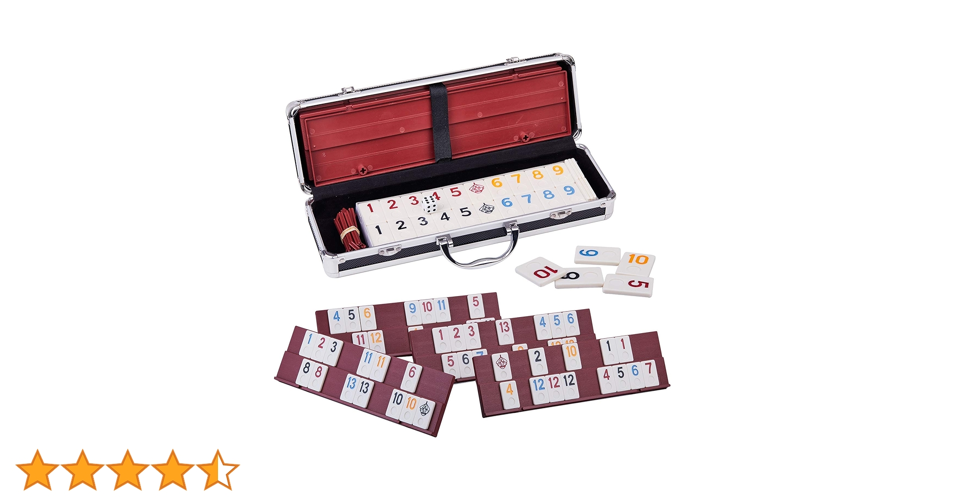 _ Rumy   Rummy Cube Game Four Players Edition, Deluxe 106 Tiles Rummy